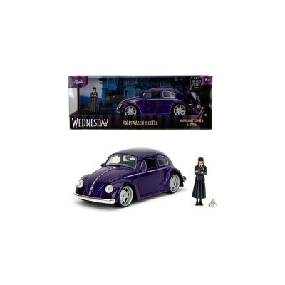 Wednesday auto 1972 VW Beetle a figurka Wednesday 1:24