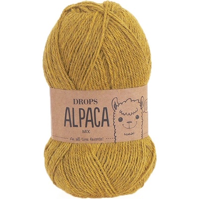 Příze DROPS Alpaca mix 9029 - hořčicová