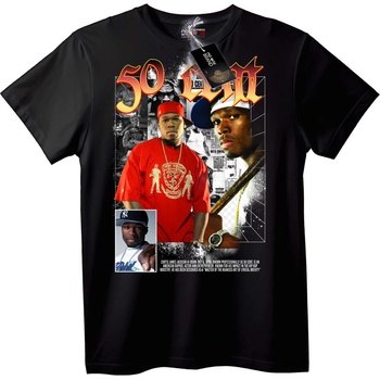 NOONEBRAND Тениска 50 Cent - L, Black
