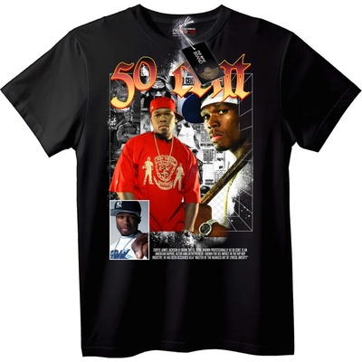 NOONEBRAND Тениска 50 Cent - L, Black