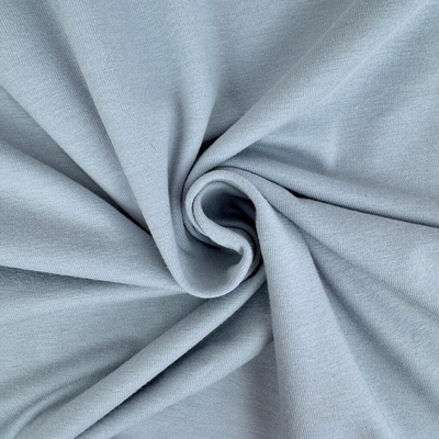 Tričkovina s lycrou Washed 200g - Modrošedá