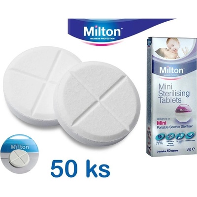 Milton dezinfekční sterilizační tablety mini 50 ks