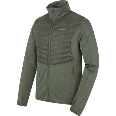 Husky Мъжка блуза с качулка Airy M dk. сиво-зелена, S (hsk-XHP-0042-003)