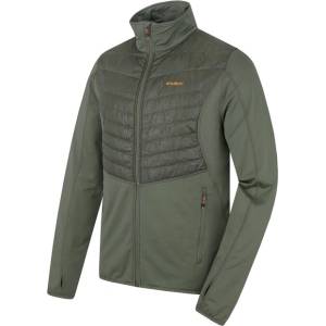 Husky Мъжка блуза с качулка Airy M dk. сиво-зелена, S (hsk-XHP-0042-003)