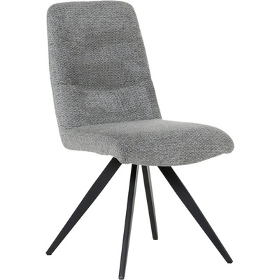 Carmen Трапезен стол Carmen ADUR, до 120kg. , дамаска, прахово боядисана метална база, сив (bt-3532365)