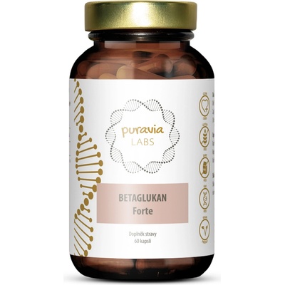 Puravia Labs Betaglukan Forte 60 kapsúl