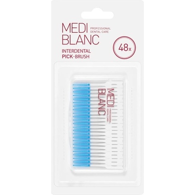Mediblanc Interdental Pick-brush dentálne špáradlá 48 ks