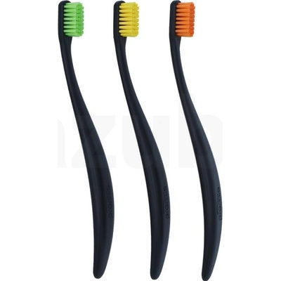 Promis Toothbrush Soft Black 3 ks