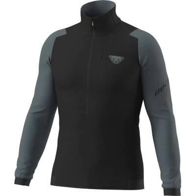 DYNAFIT Мъжки поларен пуловер Dynafit Blacklight Thermal 1/2 Zip Fleece jumper - Cinder - размер S (005-6846-0211)