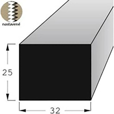 Lať podkladová 32x25mm, délka 240cm, nastavovaná