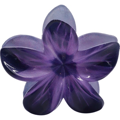 Skřipec na vlasy - "havajský květ" Barva: fialová – Zboží Mobilmania