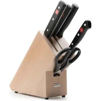 Image 1 of WÜSTHOF Комплект ножове в блок, 6 бр. , със заточващ прът и ножици, Wüsthof (WU98358)