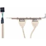 Gembird bracket usb 2 puertos hembra 25cm