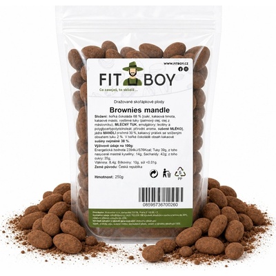 FITBOY Brownies Mandle 250 g