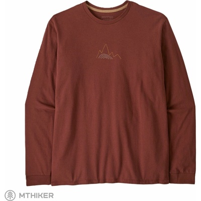 Patagonia M's L/S Berm Logo Responsibili-Tee Dried Vanilla