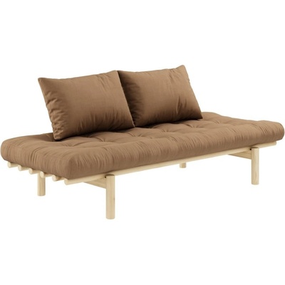 Karup Design PACE SOFA natural pine z borovice 75*200 cm mocca