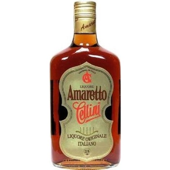 Amaretto Cellini 21% 0,7 l (čistá fľaša)