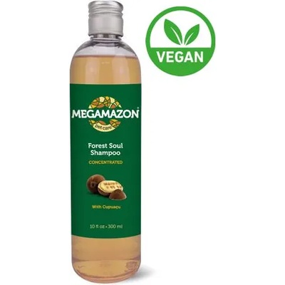 MEGAMAZON forest soul ВЕГАН ШАМПОАН, мекота и блясък на козината с купуаку - 300 мл, Бразилия - 21803