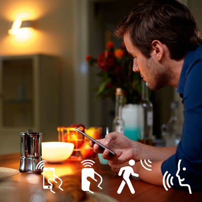 Philips Hue White Ambiance, žiarovka 5,5W GU10 DIM
