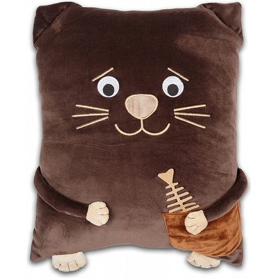 sleepwell Vankúš mikrospandex Kocour malý 24x30
