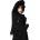 KILLSTAR дамски пуловер KILLSTAR - Aelfwine Asymmetric - Черен - KSRA007466
