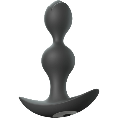 Love to Love Вибриращи анални мъниста Twinny Bud (11, 2 см), черен