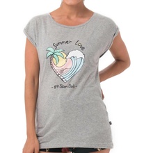 69SLAM Dámske tričko SUMMER LOVE GREY ELISA