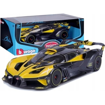 Bburago TOP Bugatti Bolide Yellow/ černá BB11047YL 1:18