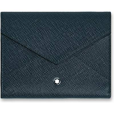 Montblanc Peněženka Sartorial Trio 6 cc modrá/černá