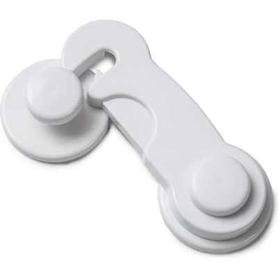 BabyJem Защитна ключалка за шкафове BabyJem - Бяла (122)