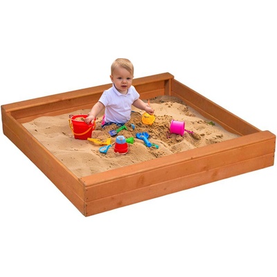 Atmowood Drevené impregnované pieskovisko 120 x 120 x 20 cm