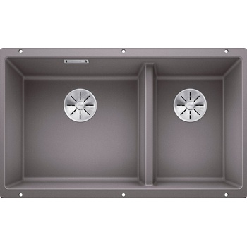 BLANCO SUBLINE 430/270-U SILGRANIT kávová