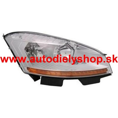 Citroen C4 PICASSO 10/2006- svetlo el.s motorčekom H1 + H7 pravé /TYC/