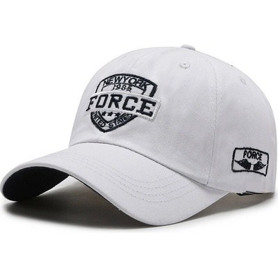 so šiltom Bavlnená Force Biela
