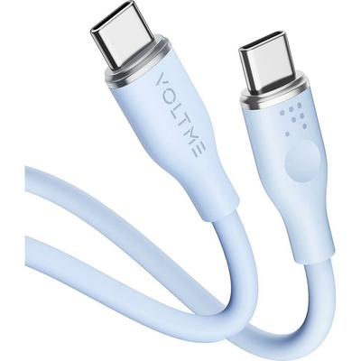 Voltme C2023 Powerlink Moss Series USB-C/USB-C, CTC 3A/60W, 1m, modrý