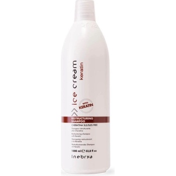 Inebrya Restructuring Shampoo With Keratin reštrukturačný šampón s keratínom 1000 ml