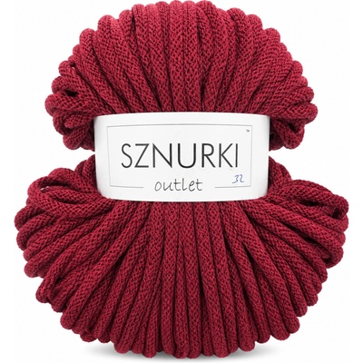 Bobbiny Sznurki outlet - 5mm Sznurki - 5mm: Wine red