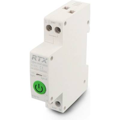 Tuya - relé s měřičem energie - 50A - ZigBee - Aplikace pro Android/iOS - RTX ZCR1-40EM