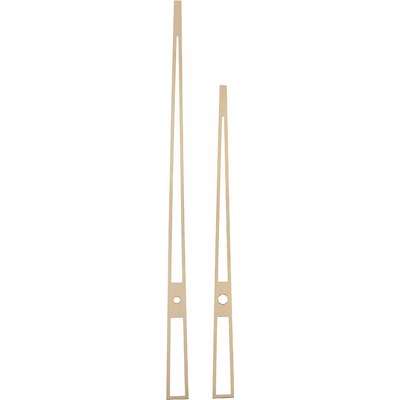 Kovové hodinové ručičky B30 (172 mm, 123 mm) - zlaté - Ručičky hodinové B30 pár zlaté
