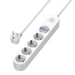 ColorWay 4 Plug + 4 USB 2 m Switch (CW-CHE44PDW)