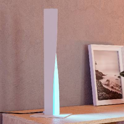 EGLO 901834 - LED RGBW димируема настолна лампа BOLOGNANO-Z LED/9W/230V, сива (EG901834)