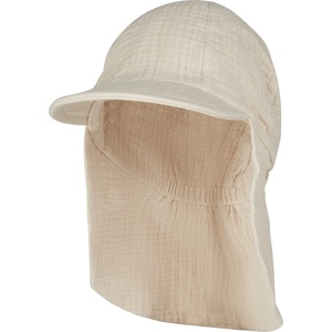 Sterntaler Детска шапка с козирка Sterntaler Kids' Peaked Cap with Neck Flap Muslin Cap - Beige - размер 51 cm (904-3661-0113)