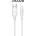 USAMS Кабел Usams U18, от USB-A (м) към micro USB (м), 1м. , 5V/2A, бял (SJ268USB02)