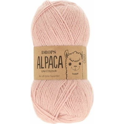 Drops Alpaca UNI 9033 bledo ružová