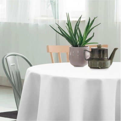 Mondo Obrus okrúhly Standard Ø 140cm biely Biela Kruh Ø 140cm