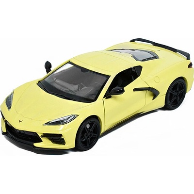 MOTORMAX Chevrolet Corvette C8 Stingray 2020 limetková 1:24