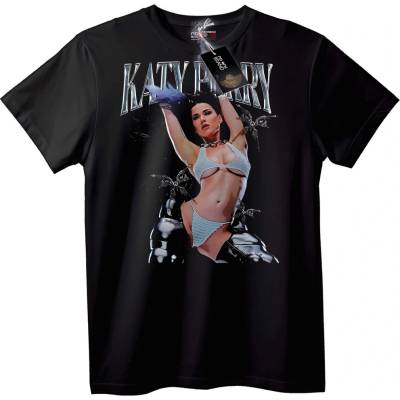 NOONEBRAND Тениска Katy Perry - 2XL, Black