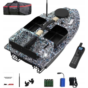 LOKEEVAN D19E GPS Zavážecí Loďka 600M Dosah 2KG Nosnost Sonar Hloubkový Senzor