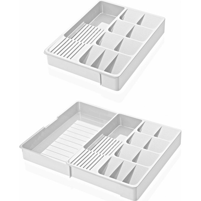 Hermia Plastový příborník Cultery bílý – Sleviste.cz