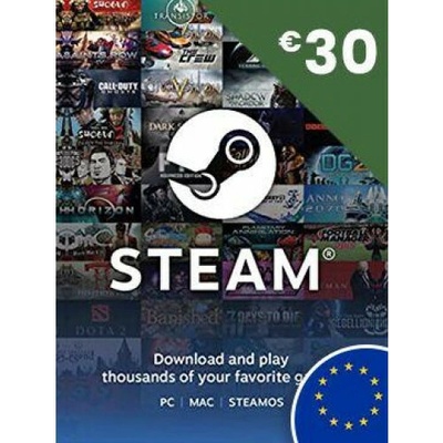 Steam predplatená karta 30 €